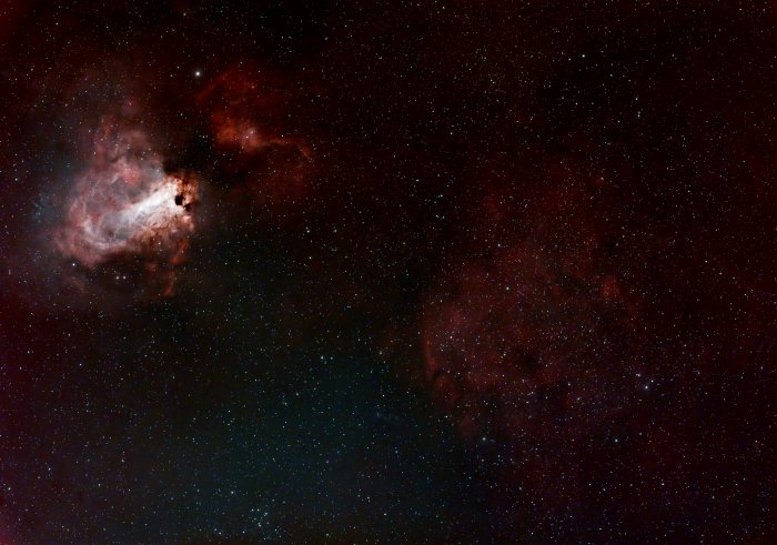 M17 Omega Nebula (46 x 5 min)