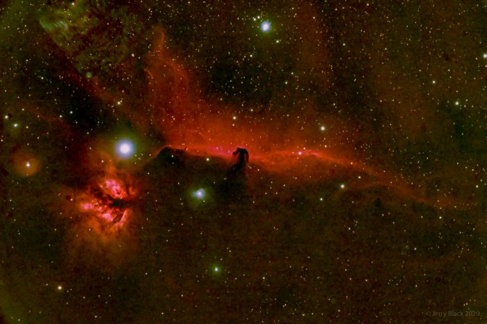 Horsehead and Flame Nebula 8x20min