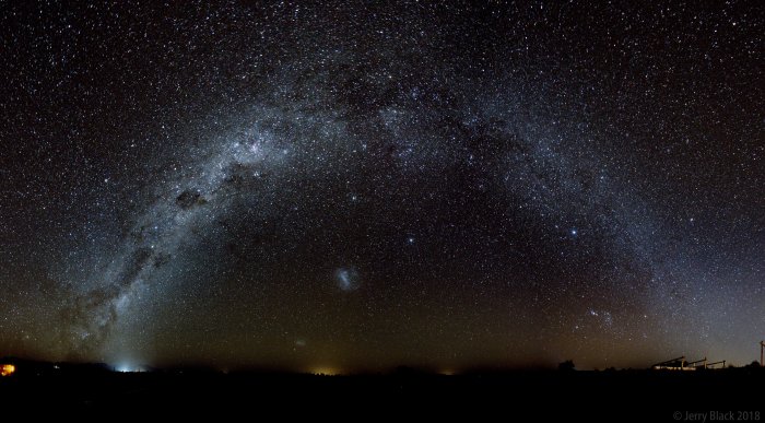 The southern Milky Way from Horizon to Horizon