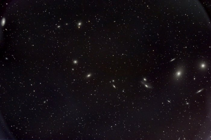Markarian Chain and Neighbouring Galaxies