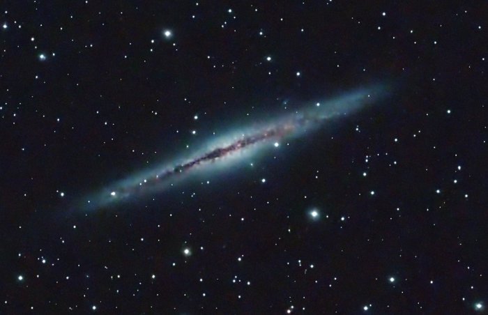 NGC 891 Silver Silver Galaxy cropped